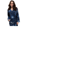 Cyberjammies Frosty Snowflake Print Pyjama Top