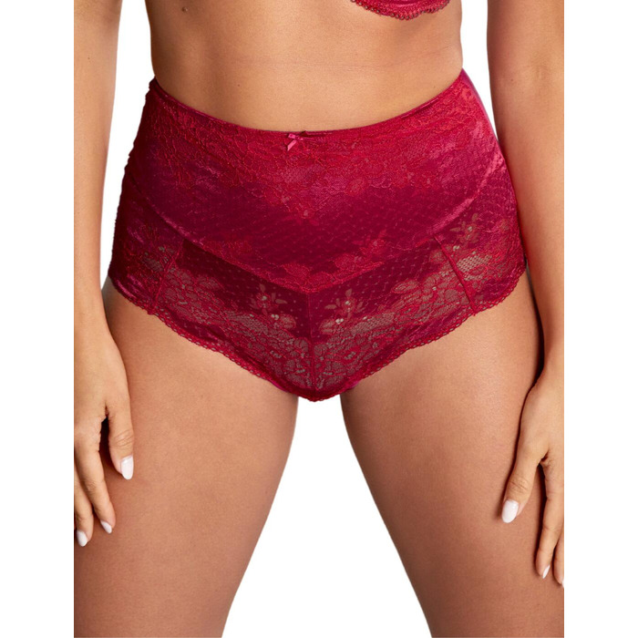 Panache Clara High Waist Brief - Orchid/Red - 3XL - 20