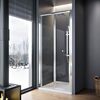ELEGANT 760mm Framed Bifold Shower Door 5mm Tempered Glass Shower Screen