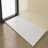 ELEGANT 1600x700mm Slate Effect Anti-Slip Rectangular Shower Tray + 90mm Waste