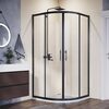 ELEGANT 800 x 800mm Quadrant Shower Enclosure with Acrylic Tray