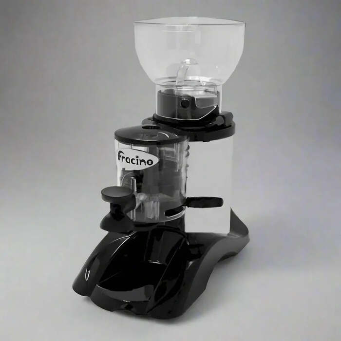 Fracino Model B - Commercial Doser Coffee Grinder - Black & Stainless Steel