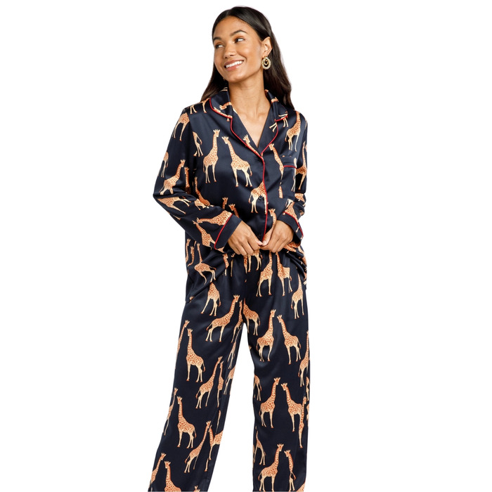 Chelsea Peers Satin Long Pyjama Set