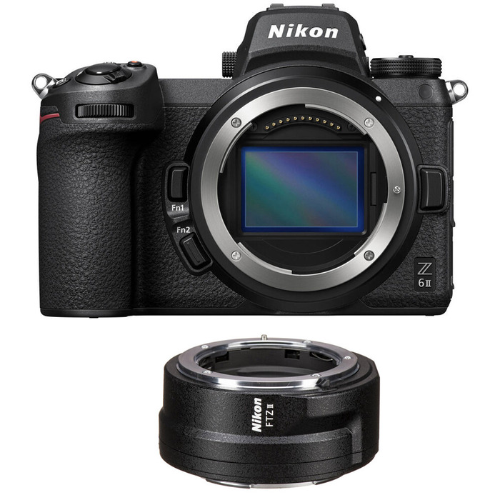 Nikon Z6 II Mirrorless Camera Body with FTZ II Mount Adapter