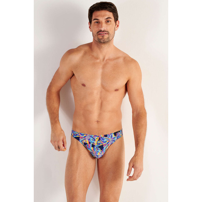 HOM FUNKY STYLE G-String - Navy Print