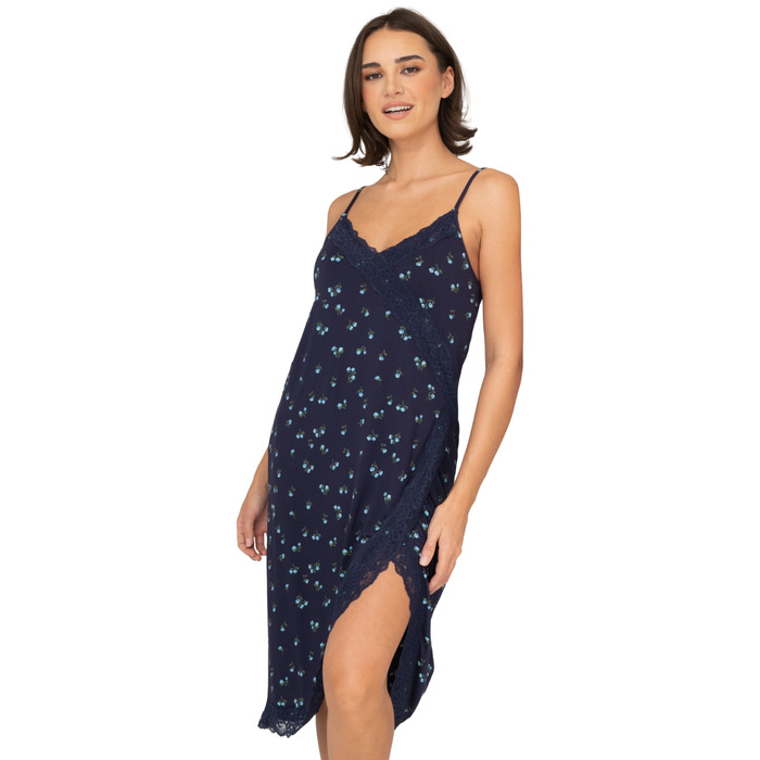 Pour Moi Sofa Loves Lace Lace Soft Jersey Hidden Support Wrap Midi Chemise