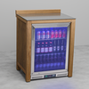 Draco Grills Teak Outdoor Single Fridge Cabinet with Ceramic Top 128L, Early March 2026