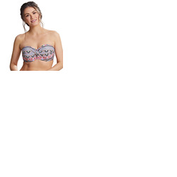 Panache Eclectic Twist Bandeau Bikini Top