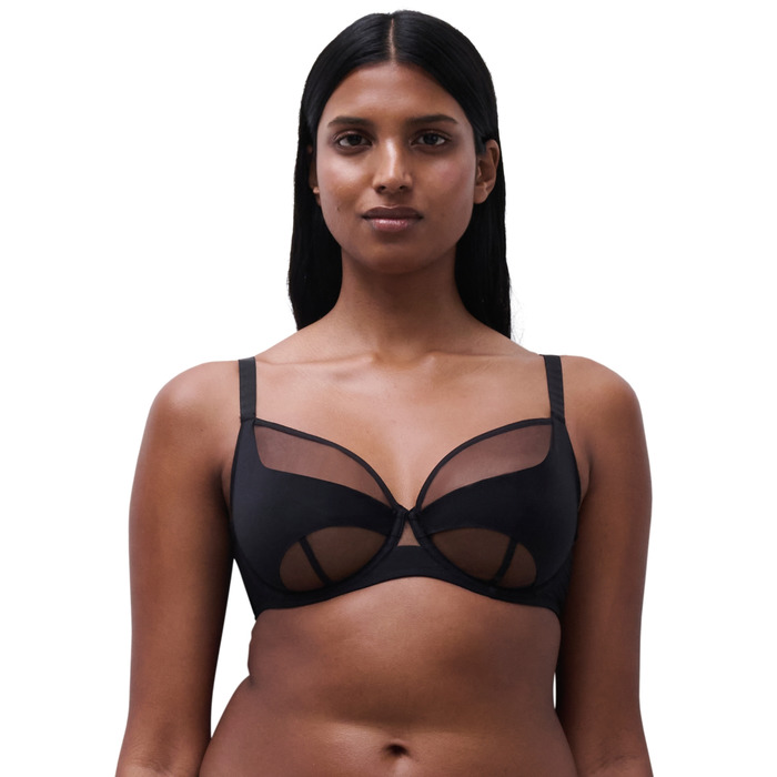 Chantelle Halo Covering Underwired Bra - Black - 30DD