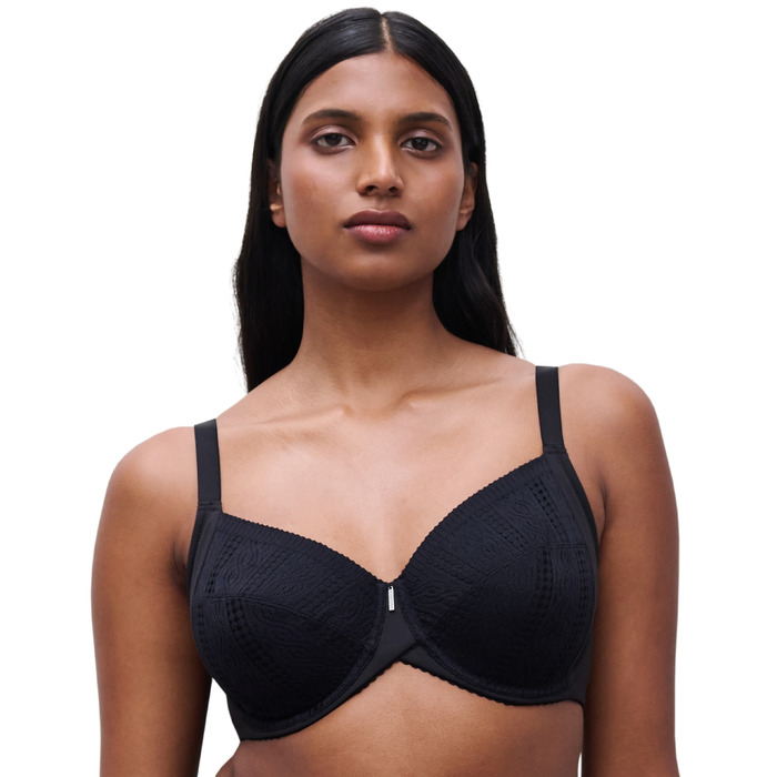 Chantelle Easy Support Very Covering Underwired Bra - Black - 32DD
