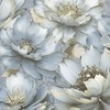 Aminah Floral Wallpaper Blue Muriva 224504