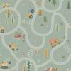 Roundabout Road Wallpaper Sage Green / Multi Holden 14081