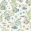 Nemo Textured Vinyl Wallpaper Teal Grandeco LD3309