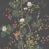 Bridget Floral Wallpaper Charcoal Belgravia 751