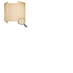 Hardwood Framed Lockable PET Noticeboard