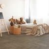 Lusso Bari Regency Walnut Herringbone Glue Down LVT Vinyl Flooring