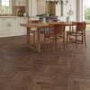 Lusso Uniqo Herringbone Coffee Engineered Oak Flooring