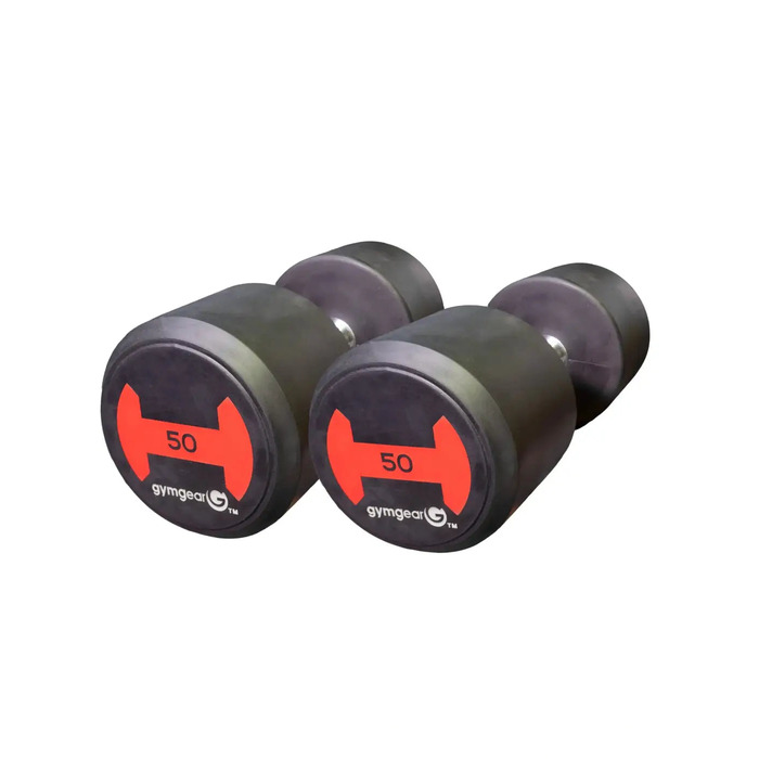 Gym Gear Rubber Dumbbells Pair's