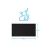 Fitness Mad Gym Floor Mat for Exercise Machine