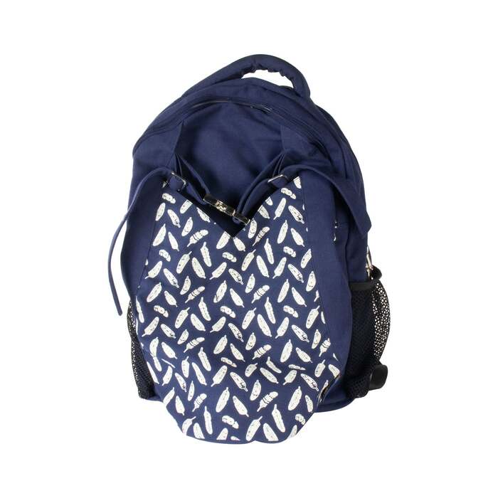 Yoga Mad Yoga Backpack in Blue Leaf