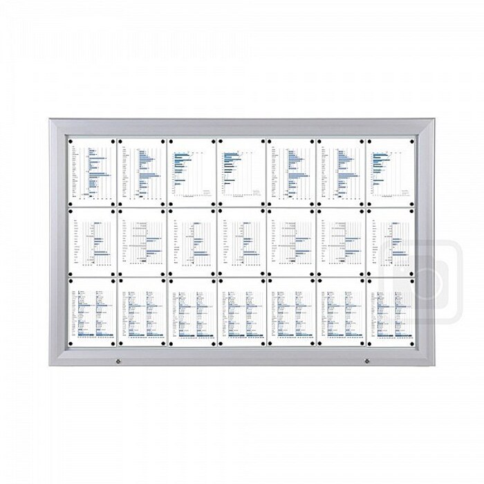 IP56 Outdoor Lockable Whiteboard