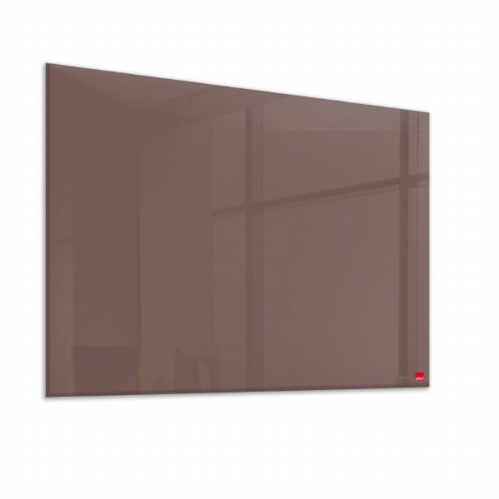 Casca Magnetic Glass Writing Board 1200 x 1000mm Metal Taupe