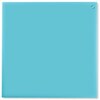 NAGA Magnetic Glass Noticeboard Turquoise 100 x 100cm