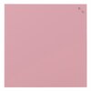 NAGA Magnetic Glass Noticeboard LIGHT PINK 45 x 45cm