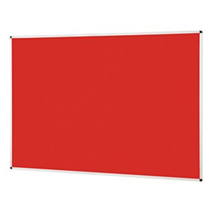Metroplan Felt Noticeboard 1200 x 1500mm Red