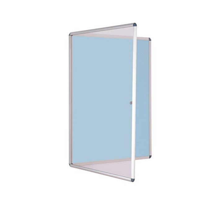 Internal Felt Tamperproof Noticeboard 900x900mm Light Blue