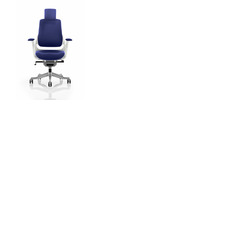 Zure Executive Chair Stevia Blue Fabric