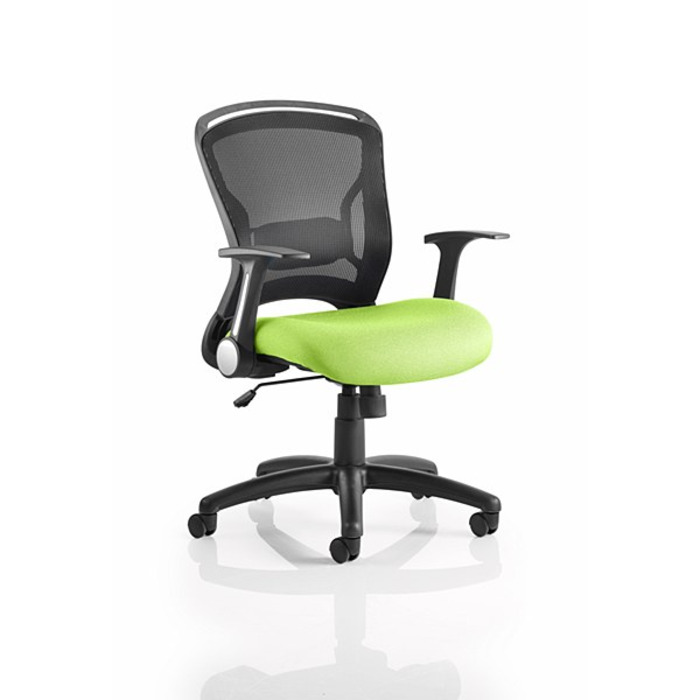 Zeus Mesh Back Operator Chair Myrrh Green Seat
