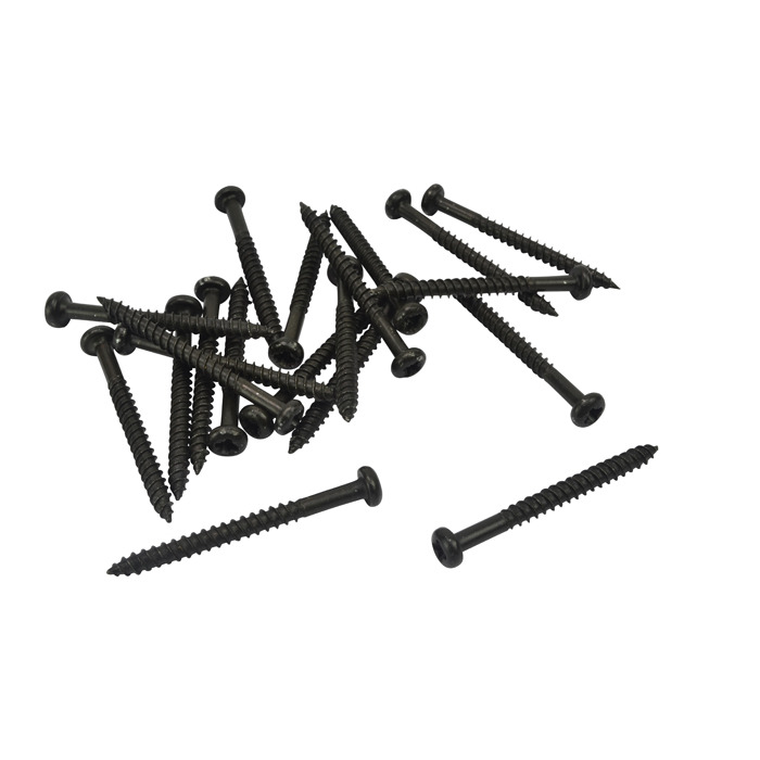 Black Chipboard Screws 35x3. 5mm Pack of 20