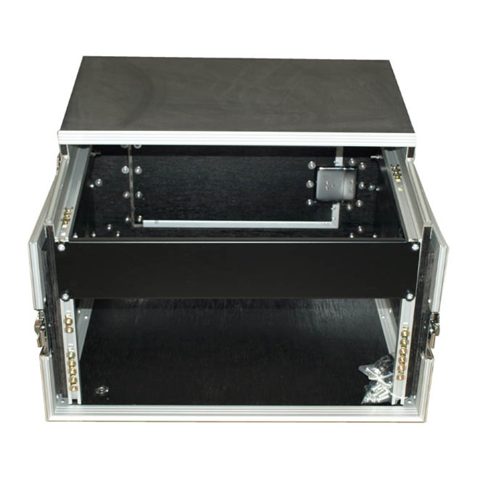 4U Mixer Case with Laptop Shelf