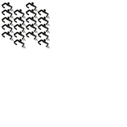 Black 50mm G Clamp - Pack 20