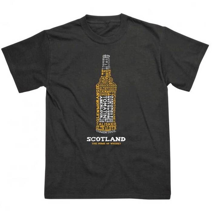 Home of Whisky Adult T-Shirt Black 2XL