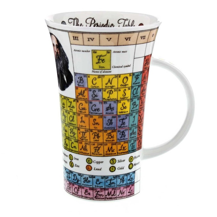 Dunoon Mugs, Periodic Table, Glencoe Mug