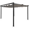 3 x 3m Steel Pergola Gazebo