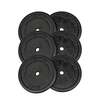 DKN 6 x 10kg Cast Iron Standard Weight Plates