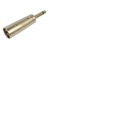 XLR Male Socket to Mono 1/4" Jack Adapter For Microphone & Audio Interconnection