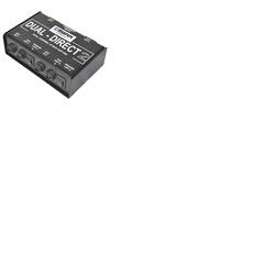 Dual Passive DI Box, HI/Lo Z Out, Lo Z in, XLR & 6. 3mm Jack, Gnd Lift