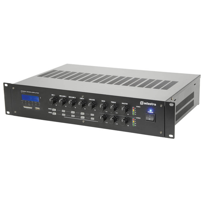 Mixer PA Amplifier - 2 Zone Paging