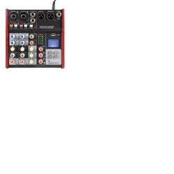 4 Channel Compact Mixer with USB & Bluetooth