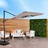 3. 5m X-Large Hanging Banana Cantilever Parasol