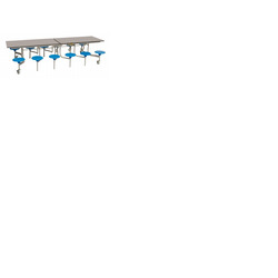 12 Seat Rectangular Mobile Folding Table