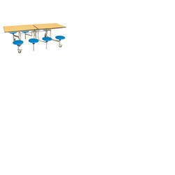 8 Seat Rectangular Mobile Folding Table