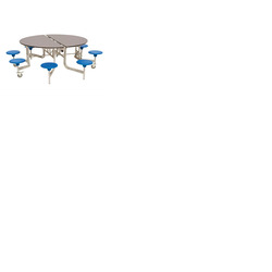 8 Seat Round Mobile Folding Table