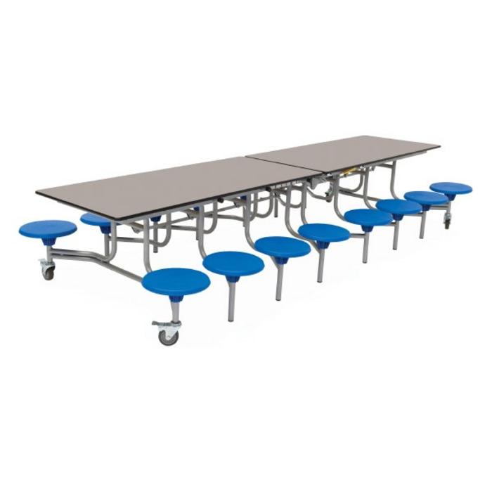 16 Seat Rectangular Mobile Folding Table
