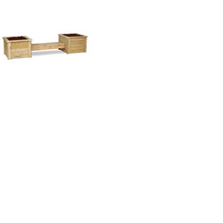 Outdoor Planter & Bench Combo