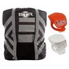 BTR Waterproof High Vis Reflective Backpack Rain Cover with 2 x LED Bicycle Lights